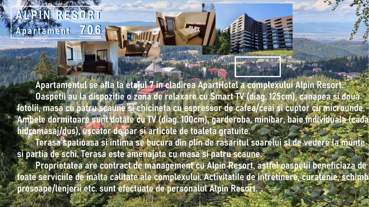 Apartament 2706 Alpin Resort, Etaj 7, Poiana Brasov Exteriör bild
